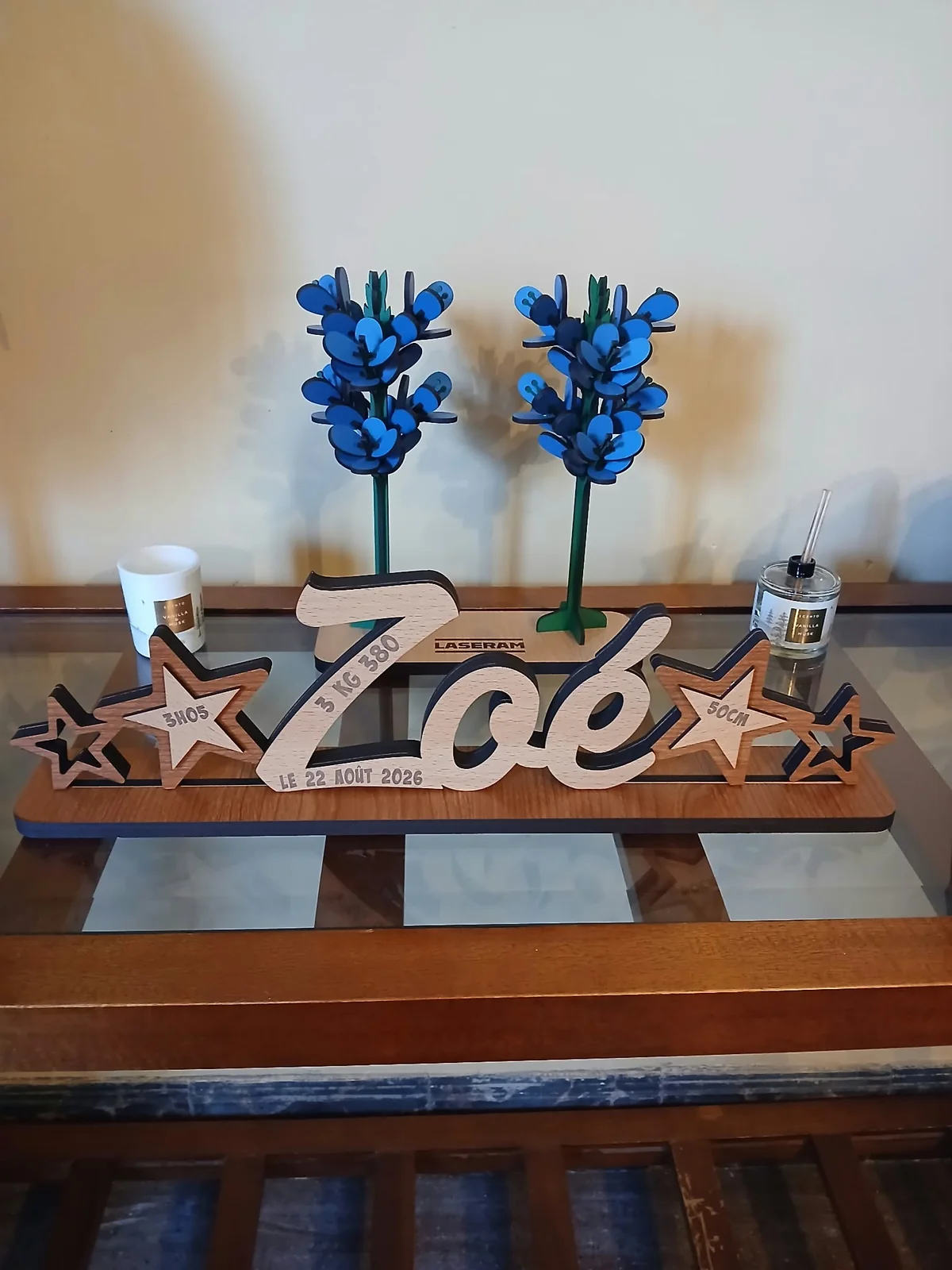 Prénom décoratif Zoé